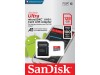 SDSQUAR-128G SanDisk Ultra MicroSDXC UHS-I card 100MB/s 128GB U1 A1 (With Adapter)
